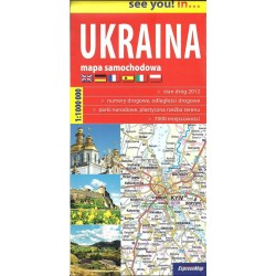 Ukraina mapa samochodowa 1:1 000 000