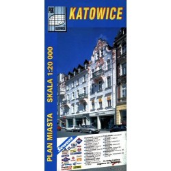 Katowice. Plan miasta