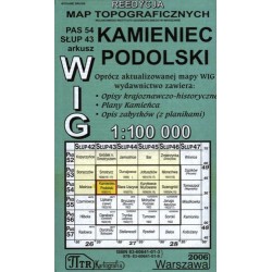 Kamieniec Podolski. Reedycja map topograficznych WIG 1:100 000